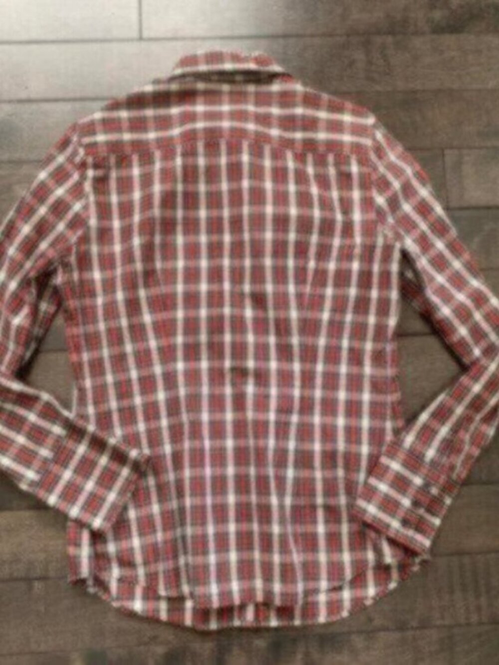Club Monaco Plaid Button Down Top - Picture 2 of 2